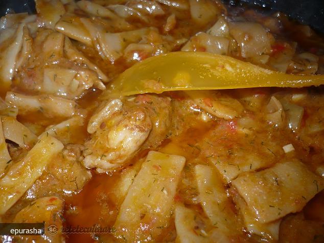 Fasole Galbena Pastai cu Carne de Porc