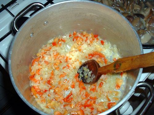 Pilaf cu ciuperci