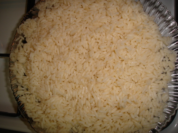 Ciorba de Orez cu Mazare si Piept de Pui
