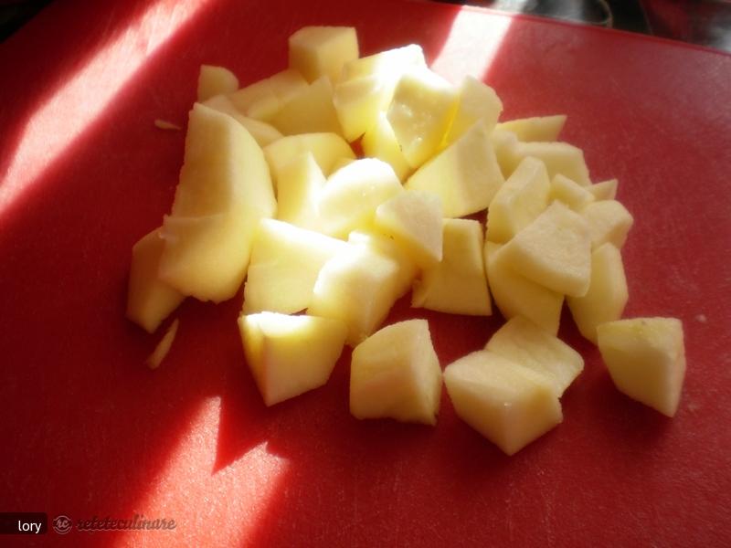 Prajitura cu Mere si Biscuiti (de Post)