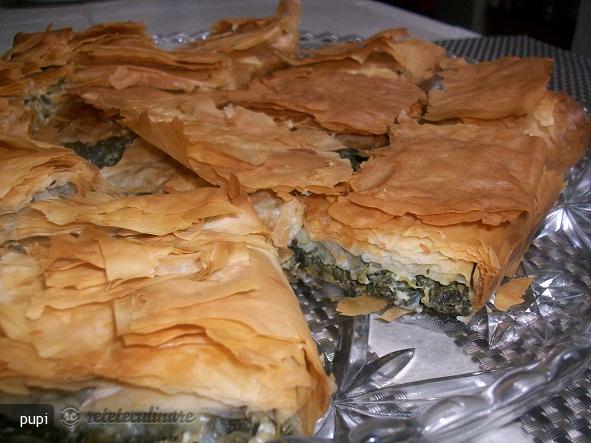 Spanakopita (Placinta Greceasca cu Spanac)
