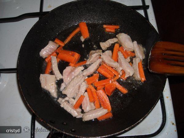 Carne cu Legume si Porumb