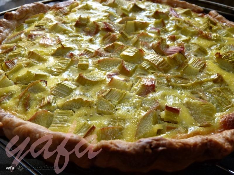 Tarta cu Rubarba si Bezea a la Christine Ferber