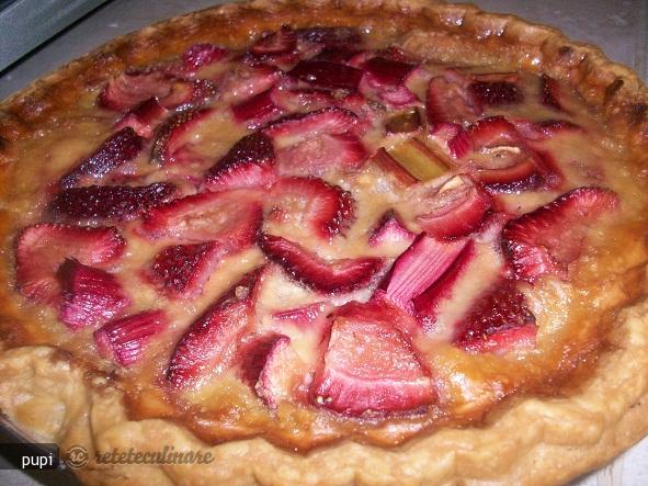 Tarta cu Rubarba si Bezea a la Christine Ferber