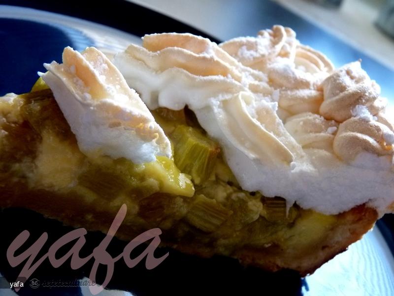Tarta cu Rubarba si Bezea a la Christine Ferber