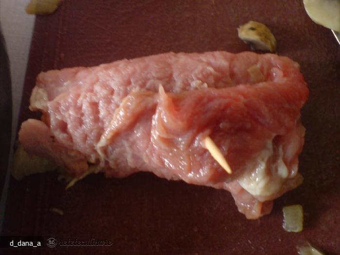 Pachetele de Carne cu Ciuperci