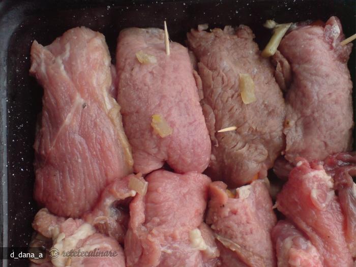 Pachetele de Carne cu Ciuperci