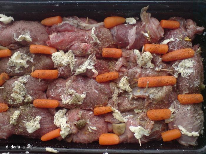 Pachetele de Carne cu Ciuperci