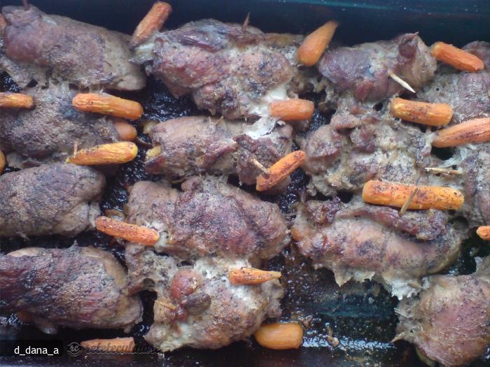 Pachetele de Carne cu Ciuperci