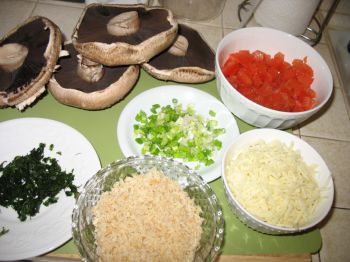 Ciuperci Portabella umplute