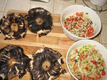 Ciuperci Portabella umplute