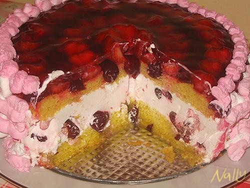 Tort cu Visine si Capsuni