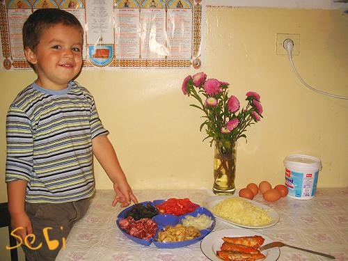 Pizza cu Ton si Hering