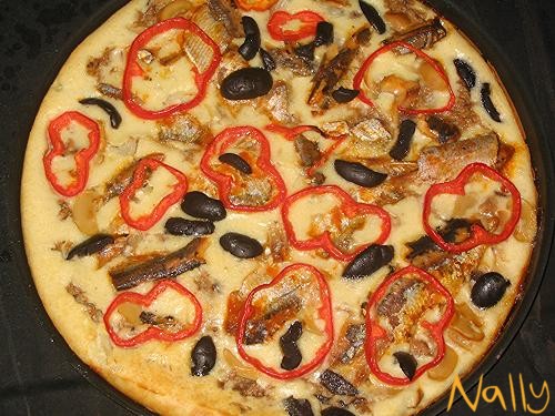Pizza cu Ton si Hering