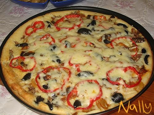 Pizza cu Ton si Hering