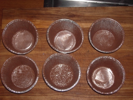 Muffins cu inima topita
