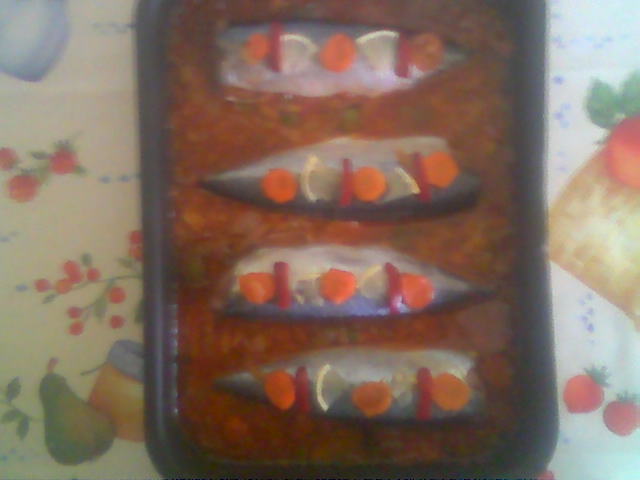 Macrou la cuptor
