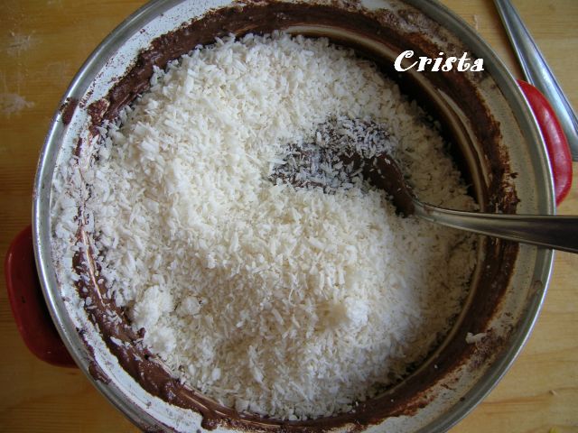 Tarta cu crema de cacao si cocos