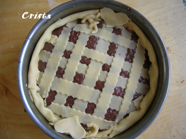 Tarta cu crema de cacao si cocos