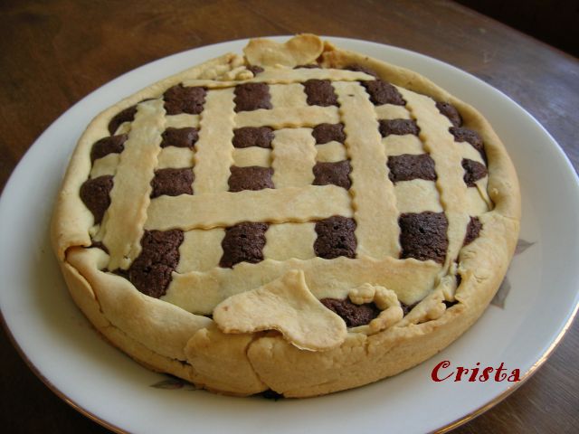 Tarta cu crema de cacao si cocos