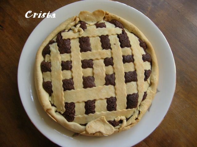 Tarta cu crema de cacao si cocos