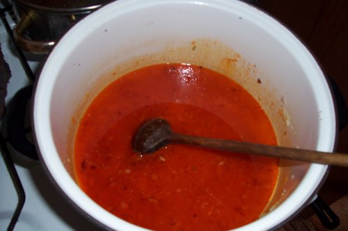 Supa haiduceasca picanta ( Pikans betyarleves )