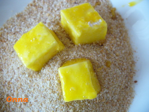 Salata cu cascaval pane si carpaccio de ciuperci