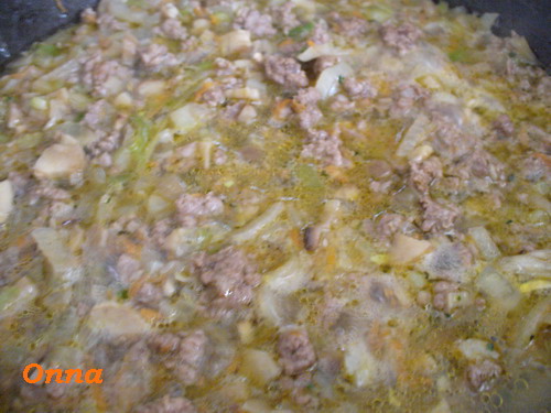Ciuperci umplute cu carne de vita si cuscus