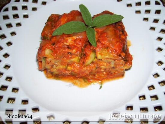 Parmigiana de dovlecei cu ton