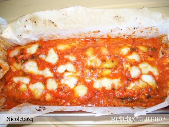 Parmigiana de dovlecei cu ton
