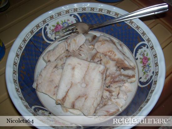 Chiftele de peste cu salsa de maioneza