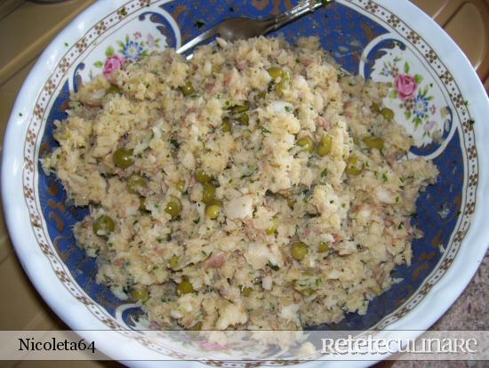 Chiftele de peste cu salsa de maioneza