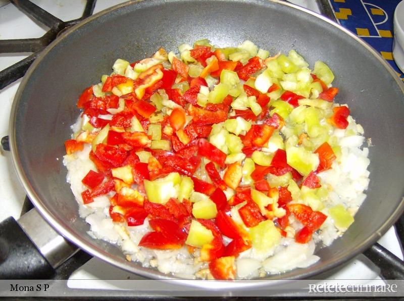 Tortilla de legume cu cabanos