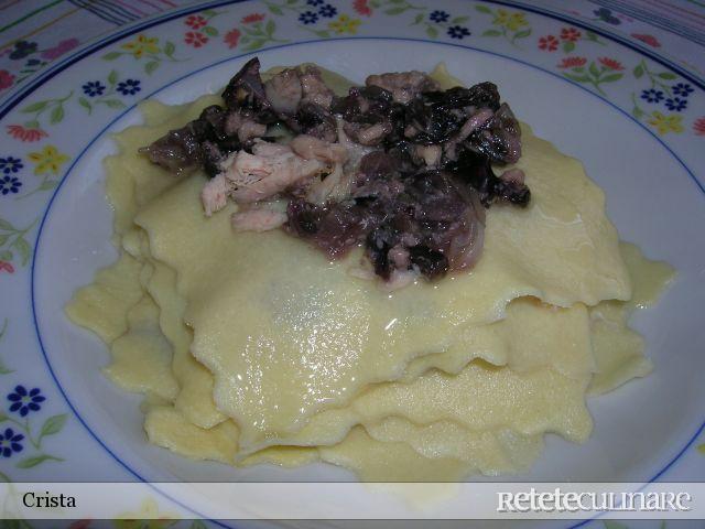 Lasagnetta cu Radicchio de Chioggia si Ton