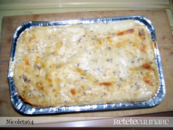 Lasagne cu ciuperci