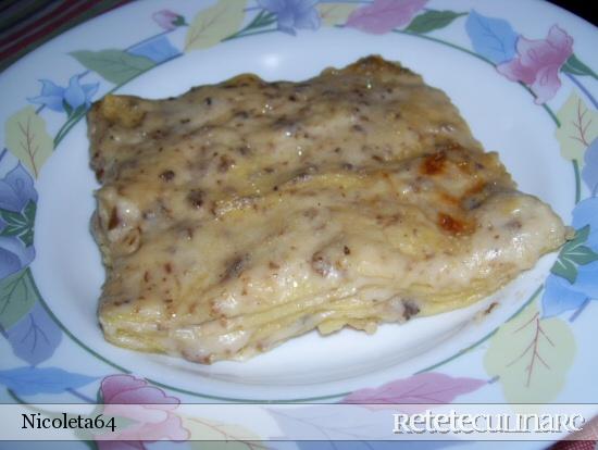 Lasagne cu ciuperci