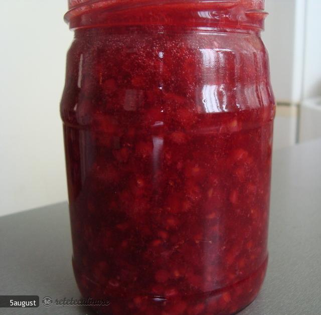 Budinca de Cereale cu Sos de Tapioca si Zmeura