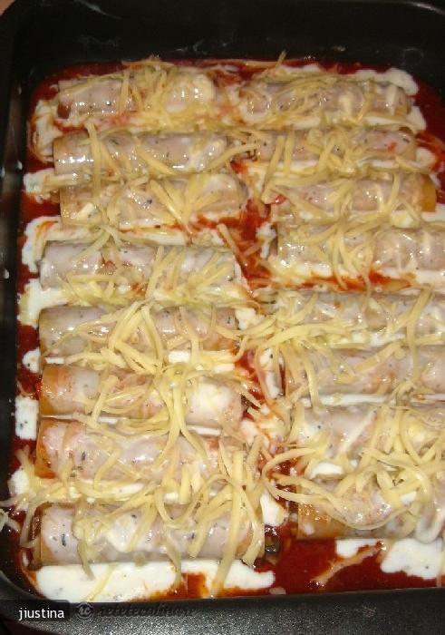 Cannelloni cu Ciuperci