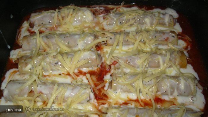 Cannelloni cu Ciuperci