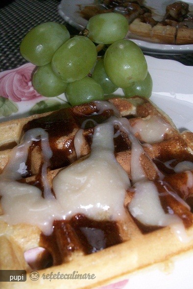 Cinnamon Roll Waffles