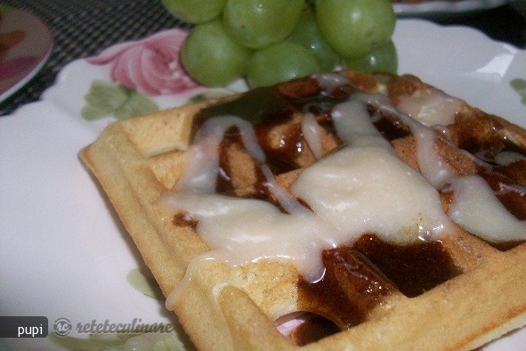 Cinnamon Roll Waffles