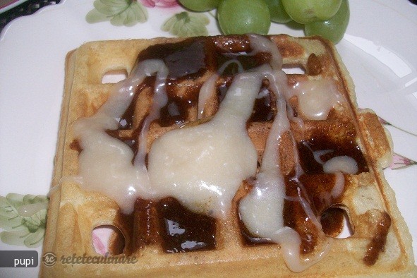 Cinnamon Roll Waffles