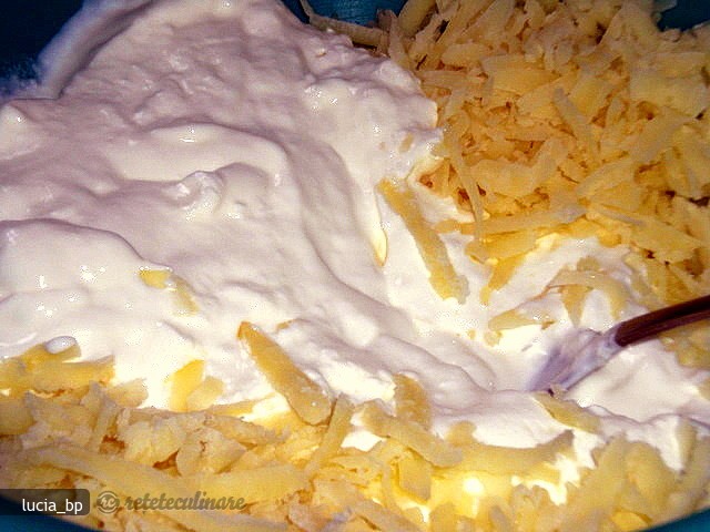Gratin din Piept de Pui cu Smantana si Cascaval