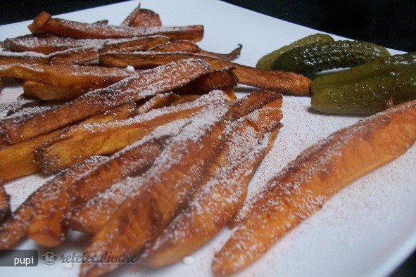 Cartofi Prajiti, cu Zahar si Scortisoara (Yams French Fries)