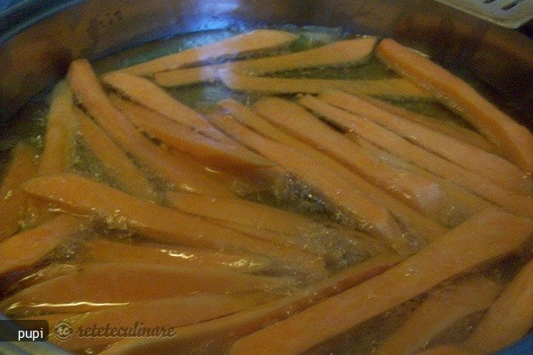 Cartofi Prajiti, cu Zahar si Scortisoara (Yams French Fries)