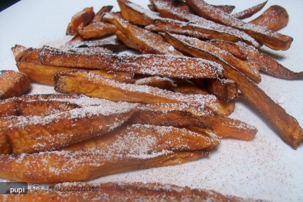 Cartofi Prajiti, cu Zahar si Scortisoara (Yams French Fries)