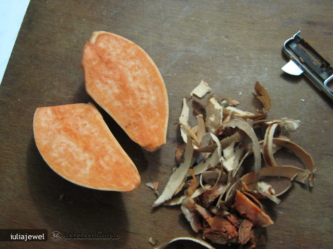 Cartofi Prajiti, cu Zahar si Scortisoara (Yams French Fries)