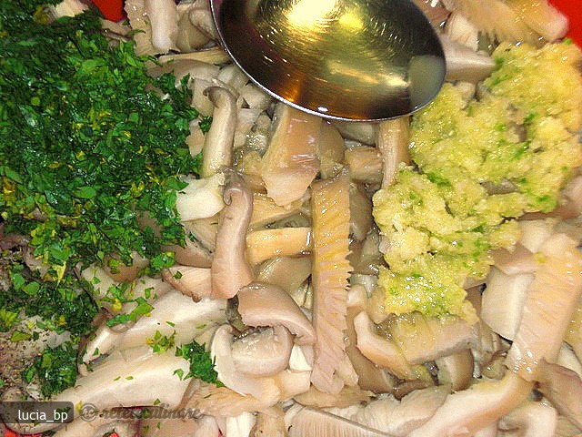 Piure de Cartofi cu Ciuperci Pleurotus la Cuptor