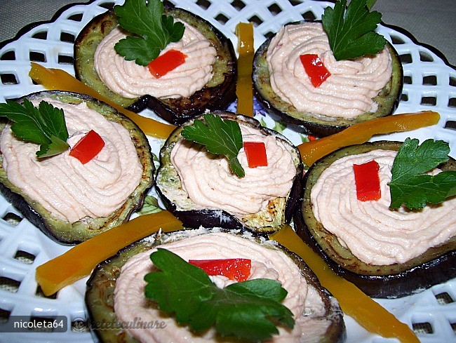 Aperitiv cu Somon si Vinete