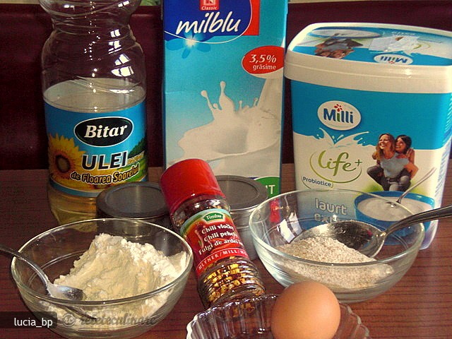 Blinis cu Hrisca si Sos de Iaurt cu Chilli